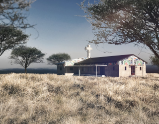 Rural Church far view
